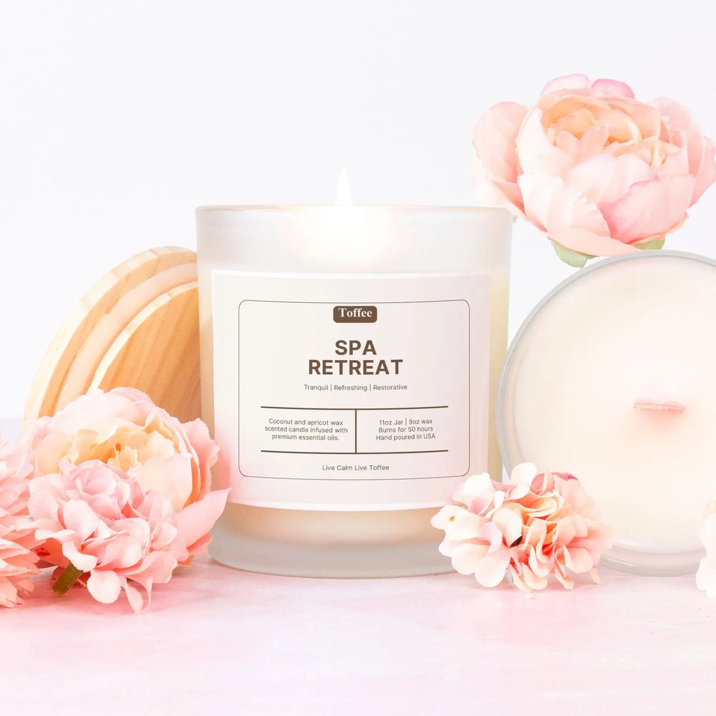 Spa Retreat Pink Wick Candle