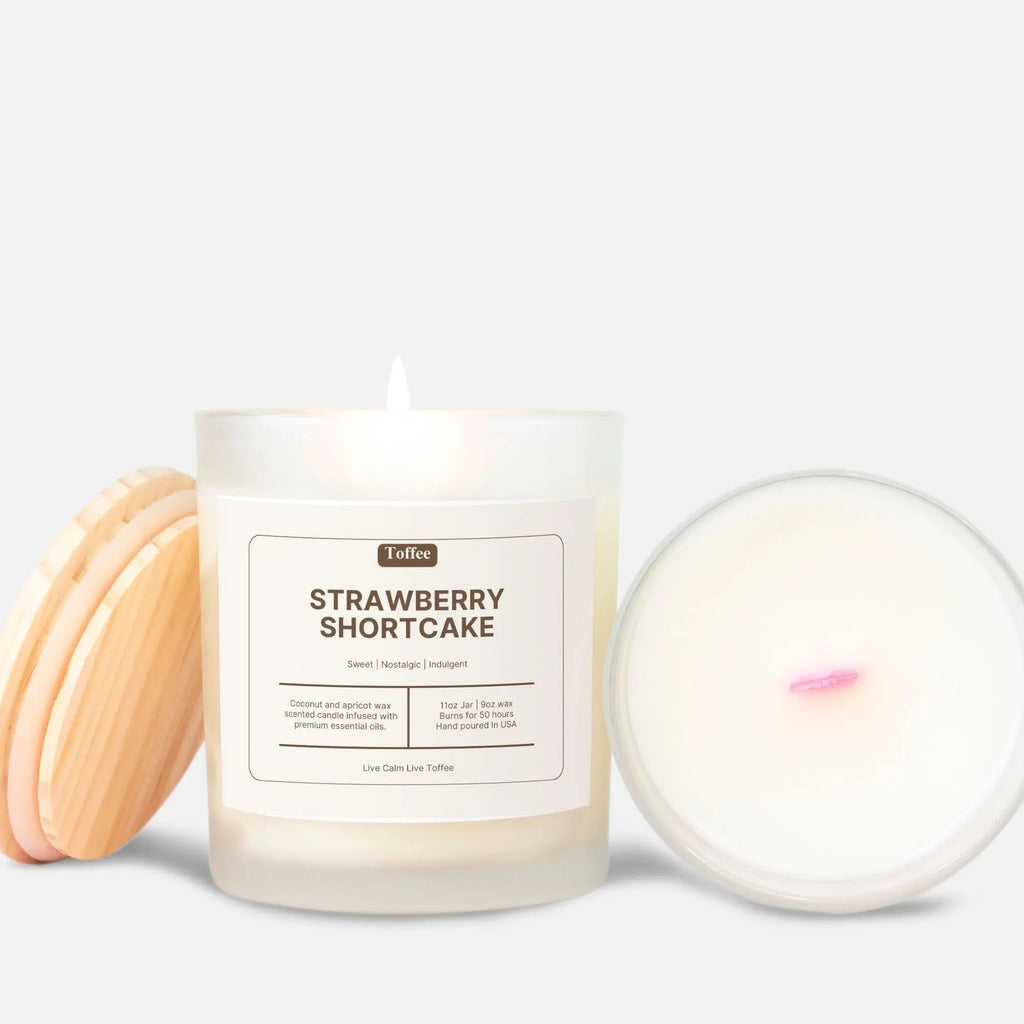 Strawberry Shortcake Pink Wick Candle