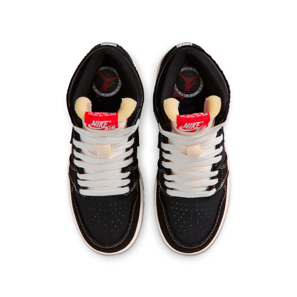 Air Jordan Big Kids 1 Retro High OG Flight Club - Black