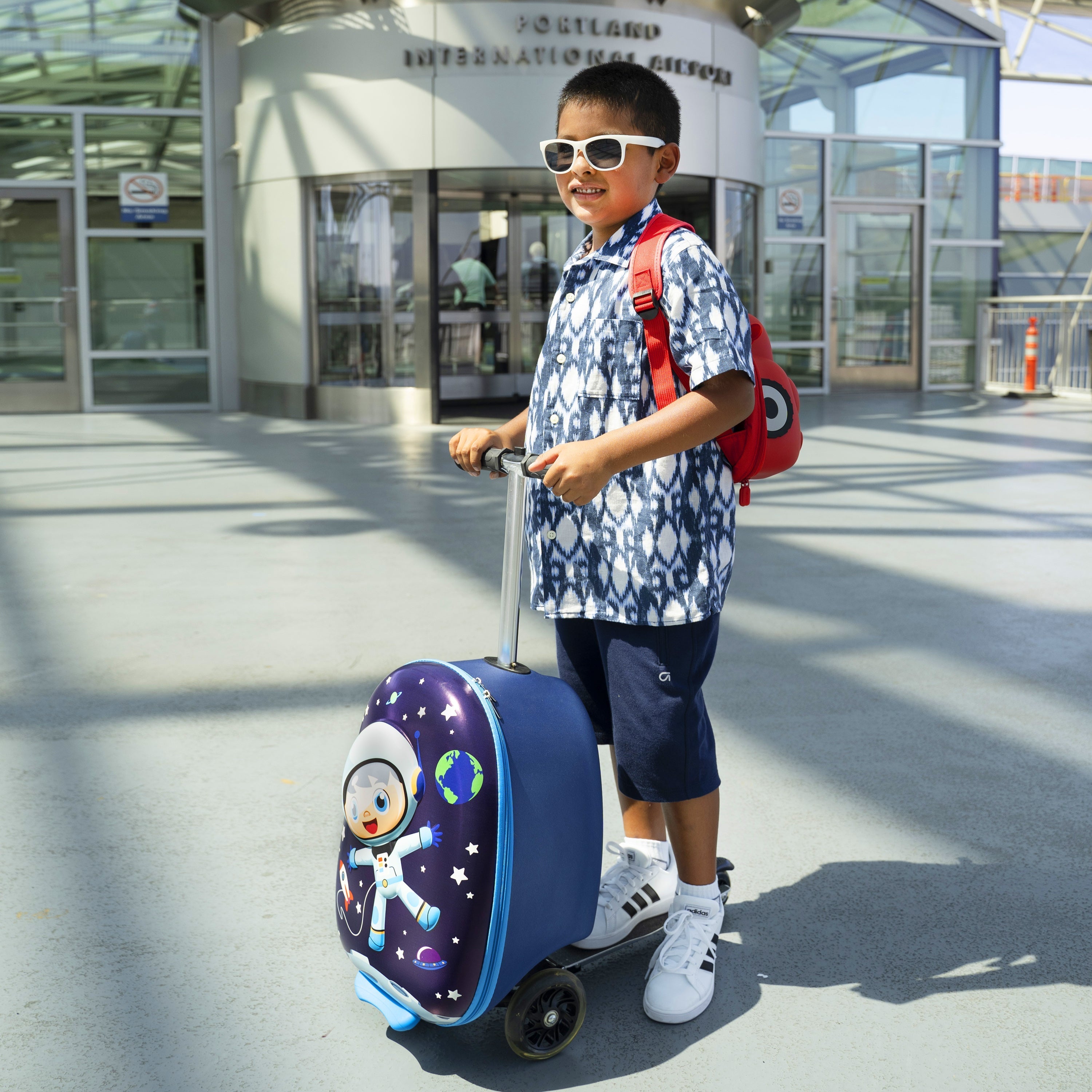 Space Boy Pack N' Go Scooter