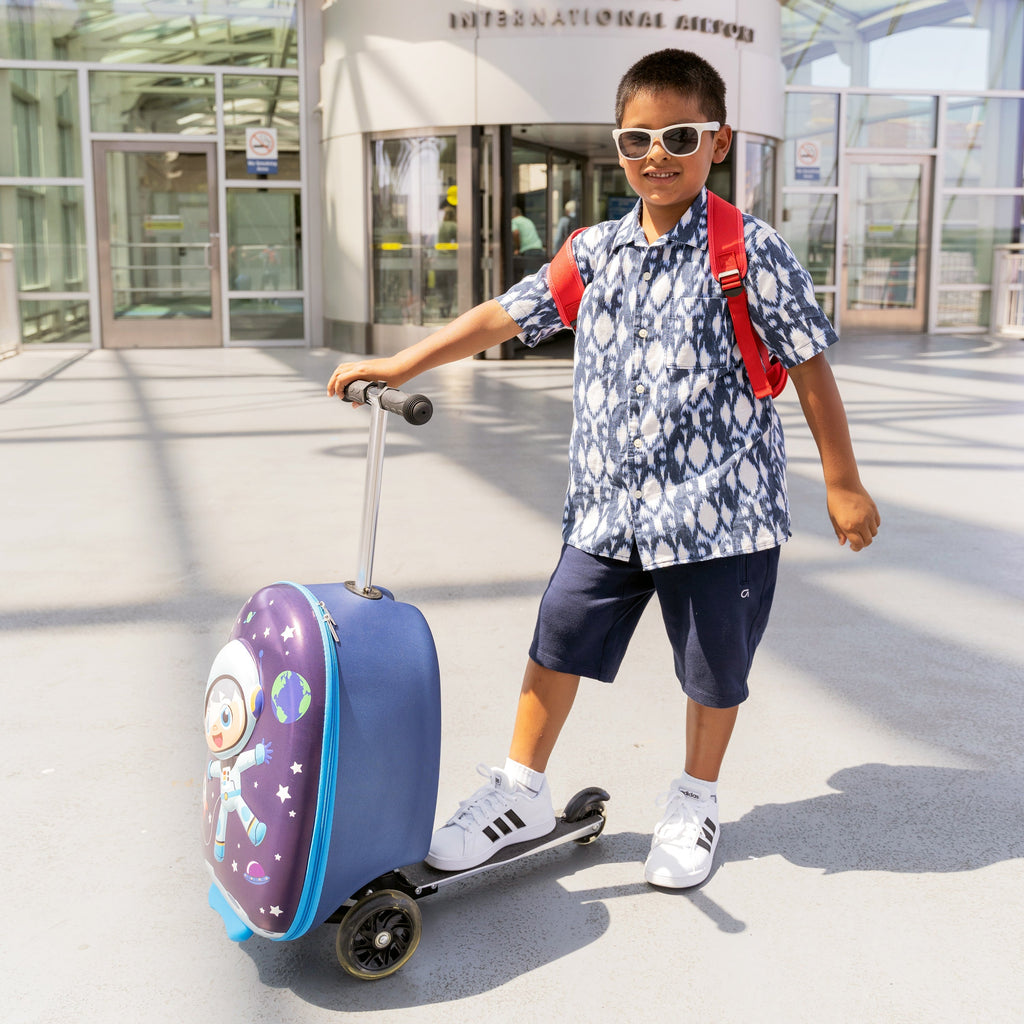 Space Boy Pack N' Go Scooter