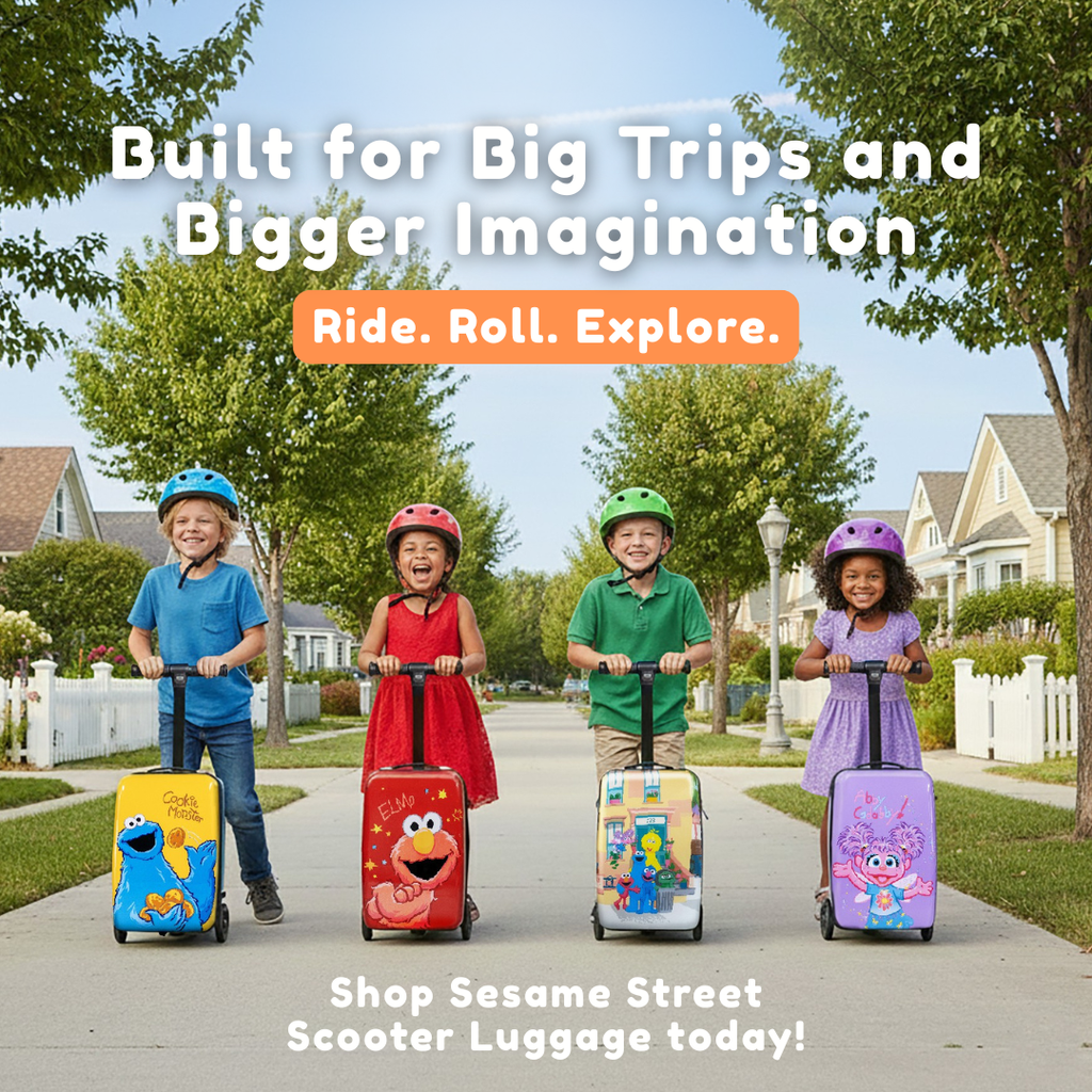 Abby Cadabby 4-in-1 Detachable Scooter Luggage