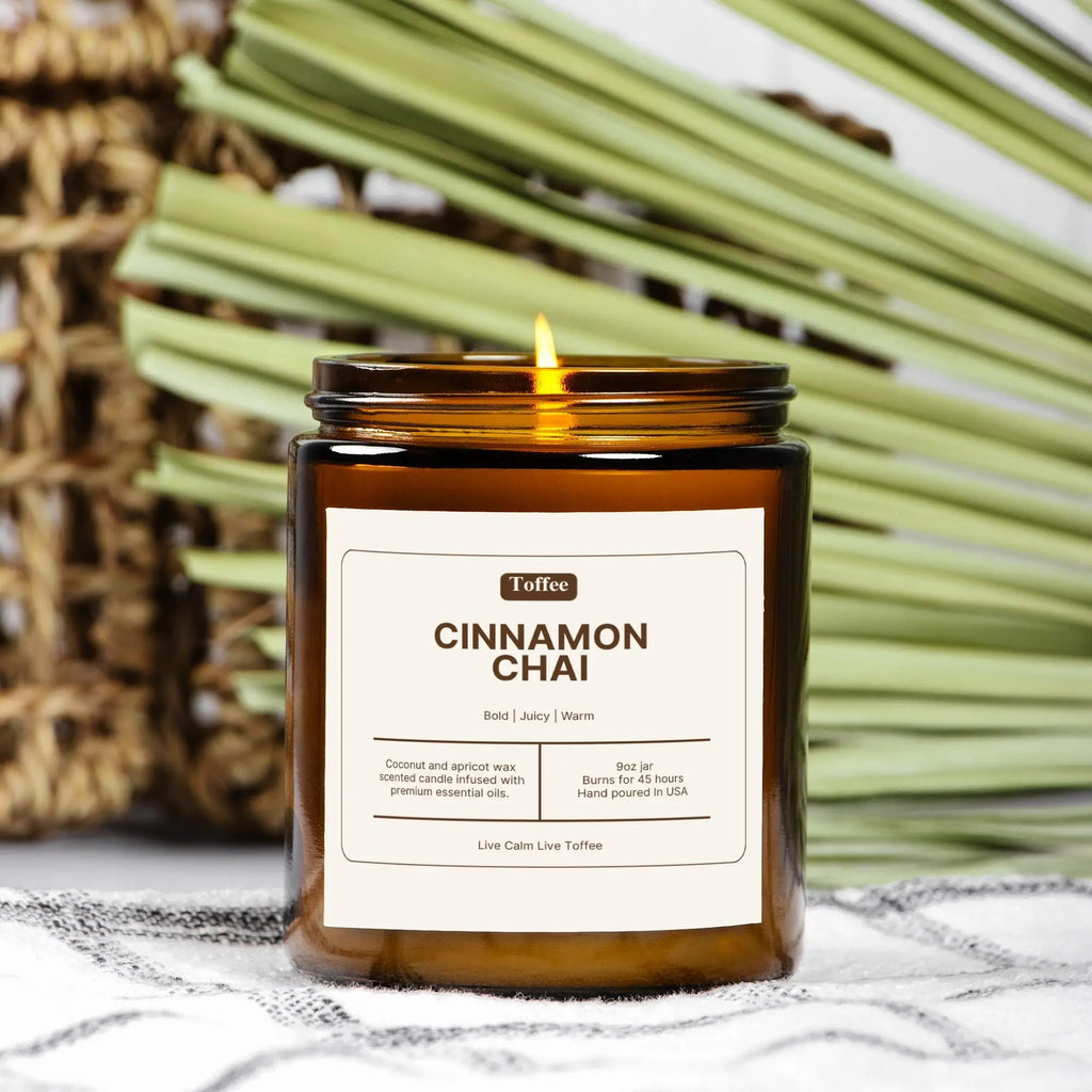 Cinnamon Chia Candle Amber Jar 9oz