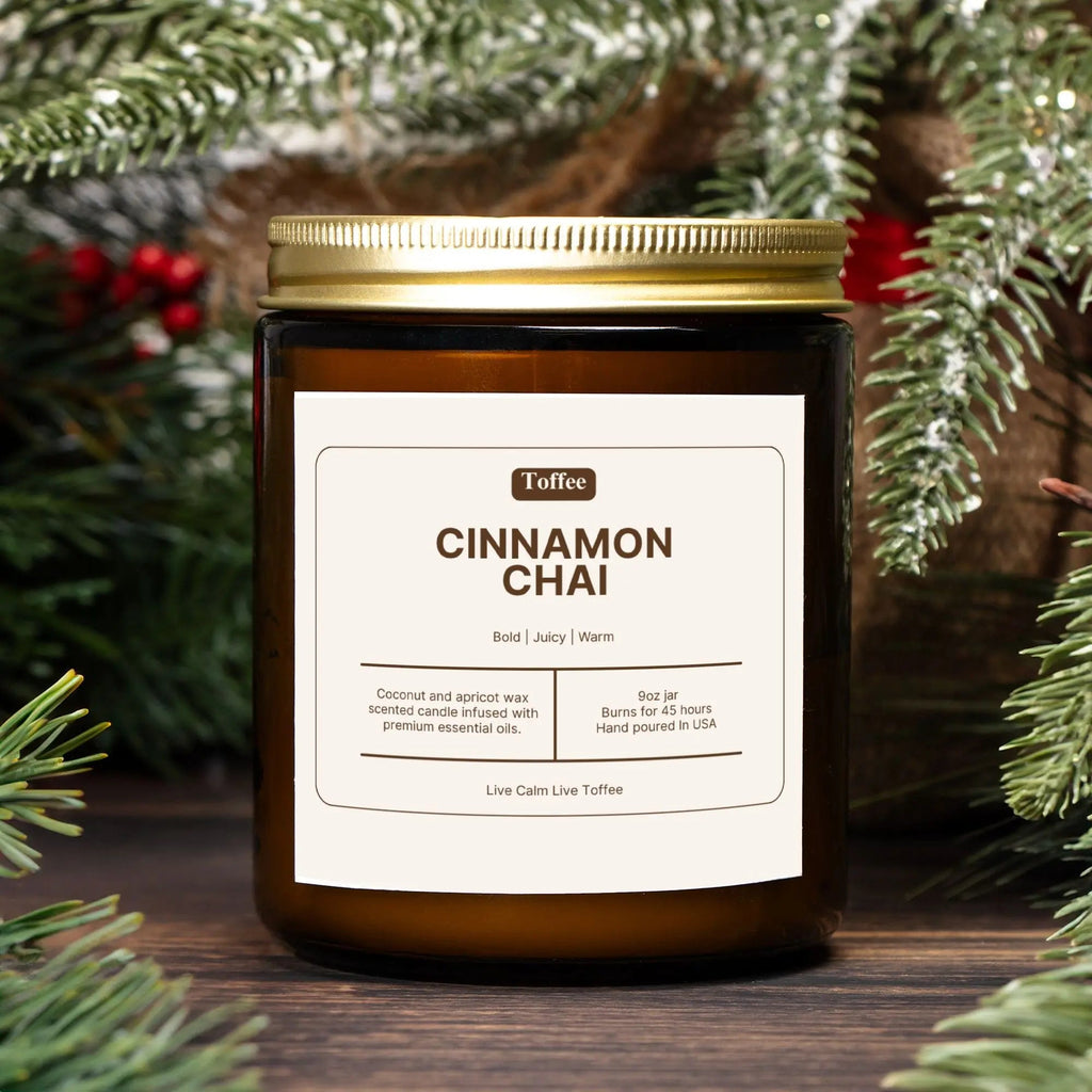 Cinnamon Chia Candle Amber Jar 9oz