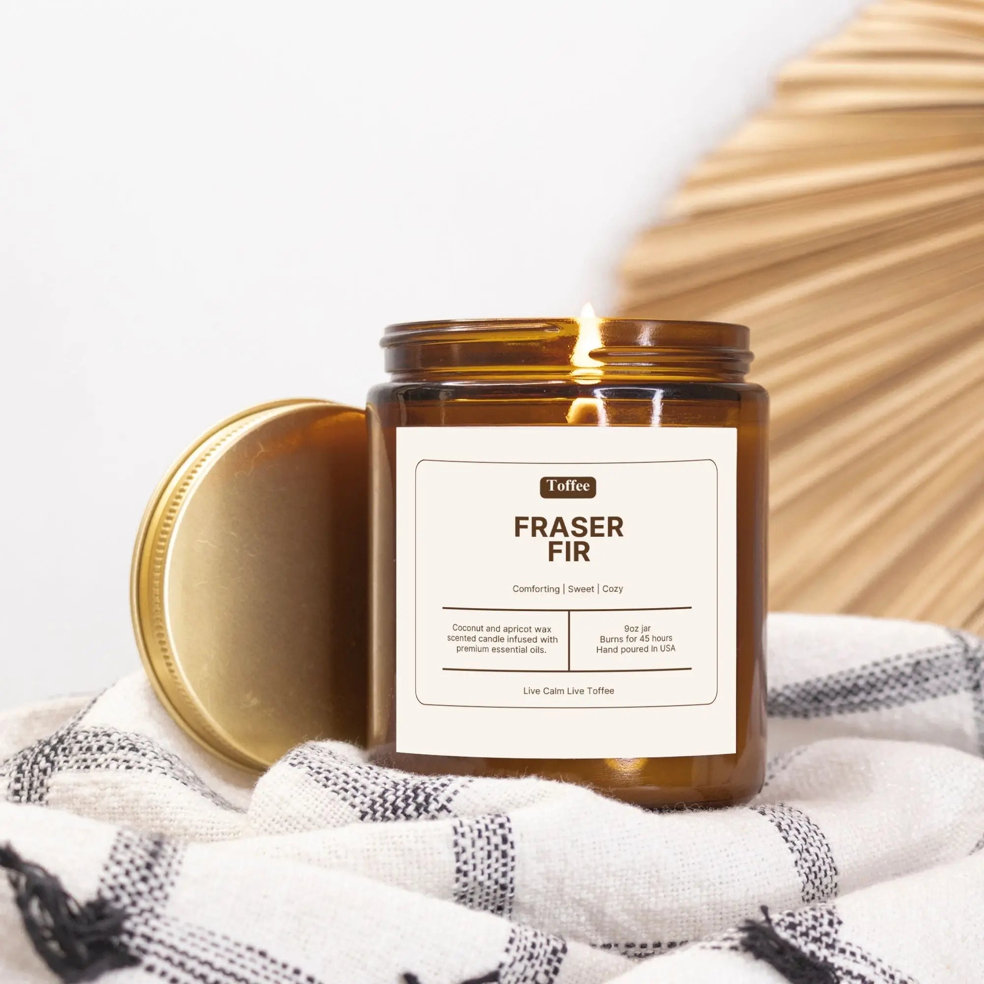Fraser Fir Candle Amber Jar 9oz