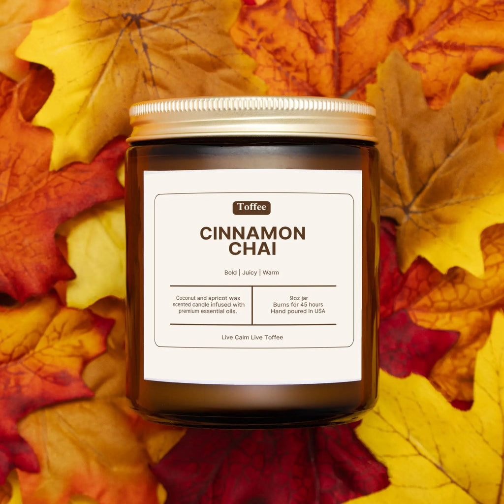 Cinnamon Chia Candle Amber Jar 9oz