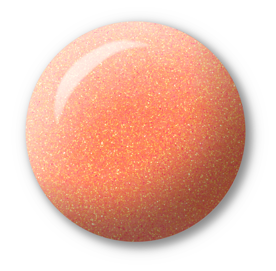 Light Elegance Glitter Gel - Orange Crush