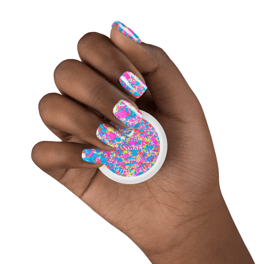 Light Elegance Glitter Gel - Sangria