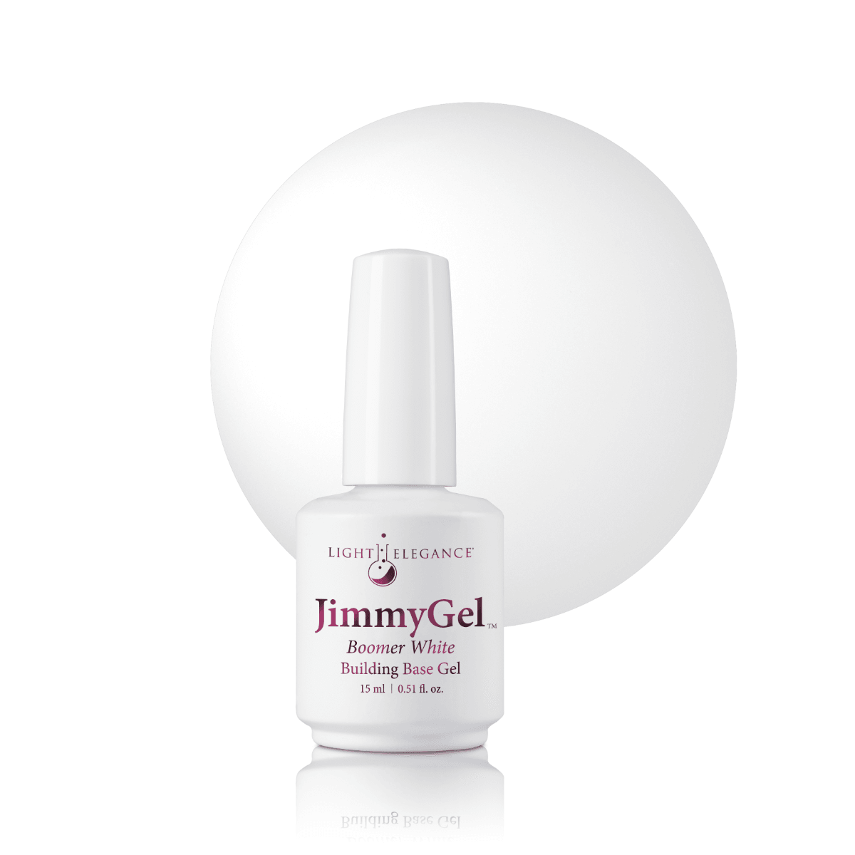 Light Elegance JimmyGel Soak-Off Building Base - Boomer White