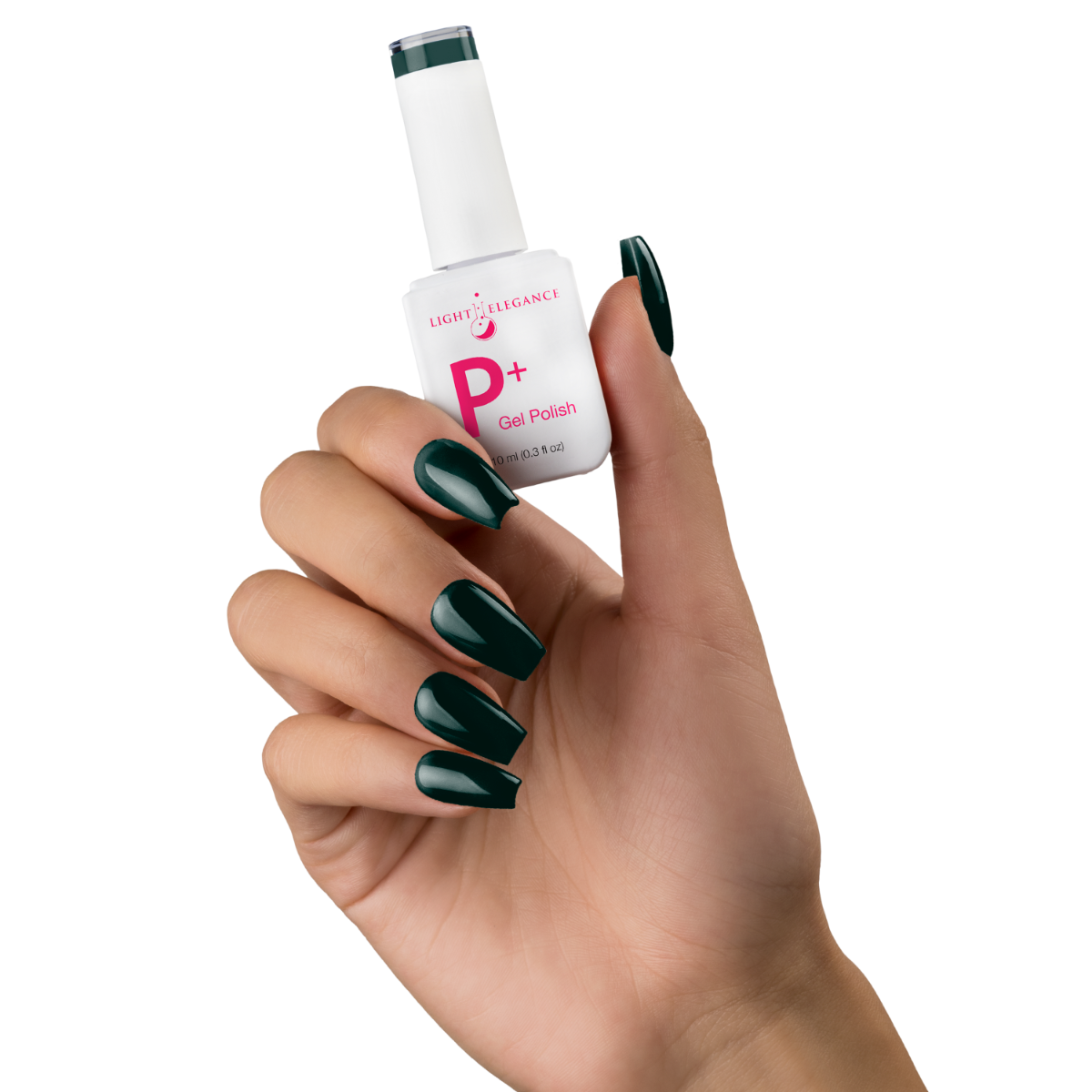 Light Elegance P+ Soak-Off Color Gel Polish - Green with Envy