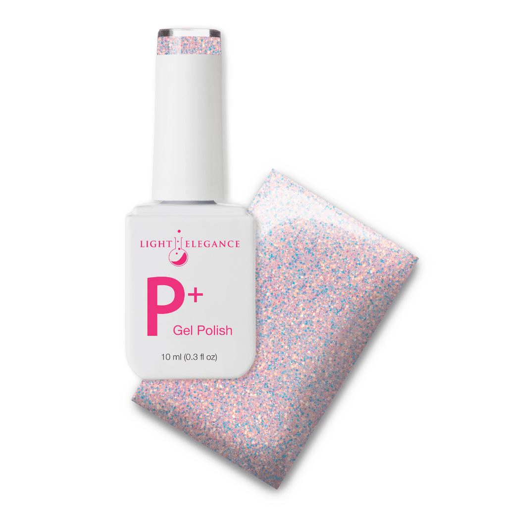 Light Elegance P+ Soak-Off Glitter Gel Polish - Bee In Your Bonnet