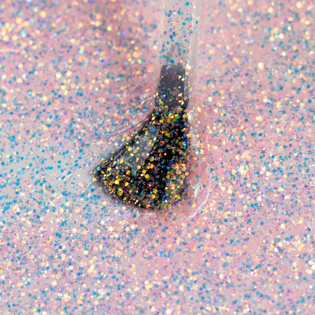 Light Elegance P+ Soak-Off Glitter Gel Polish - Bee In Your Bonnet