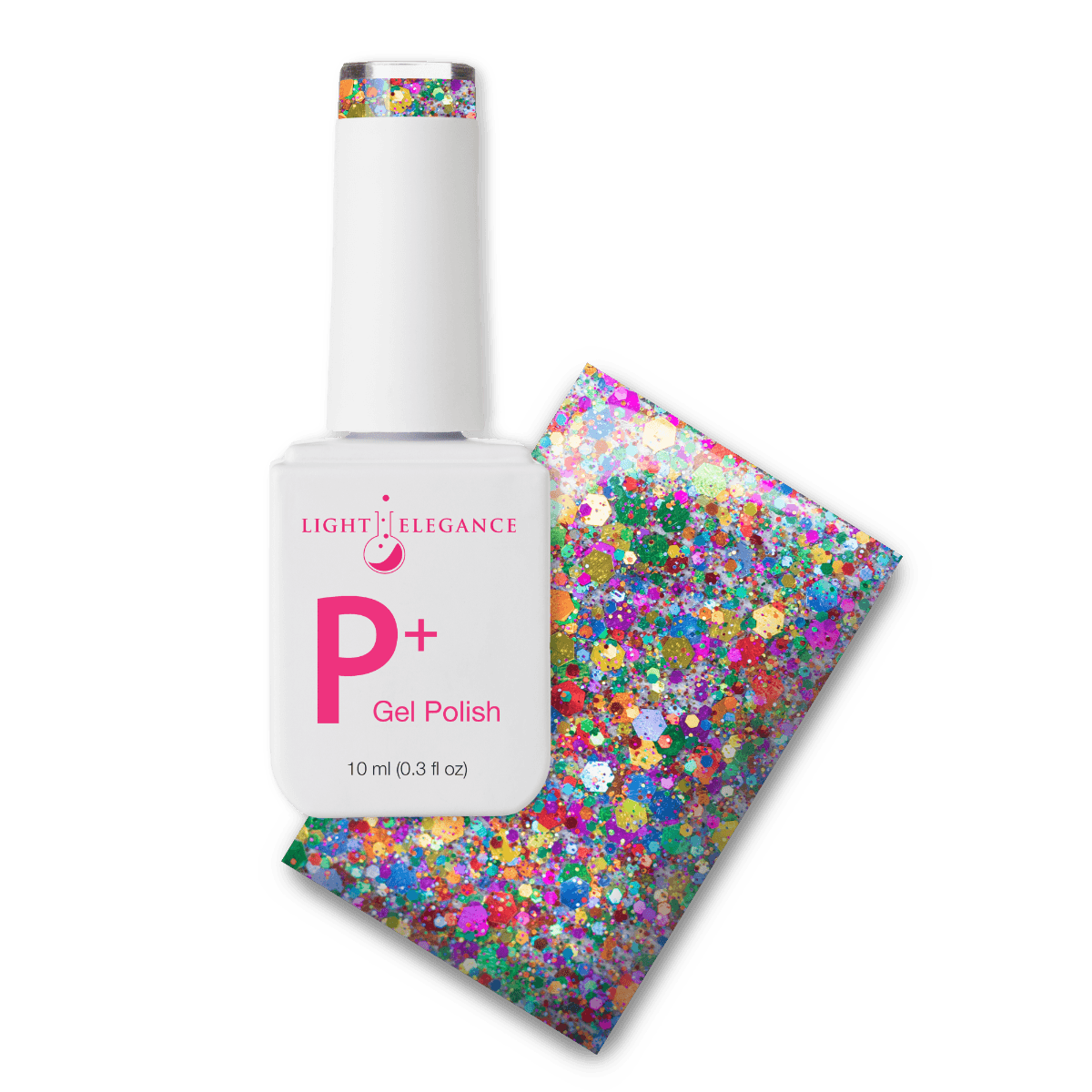 Light Elegance P+ Soak-Off Glitter Gel Polish - Everyone's A Critic