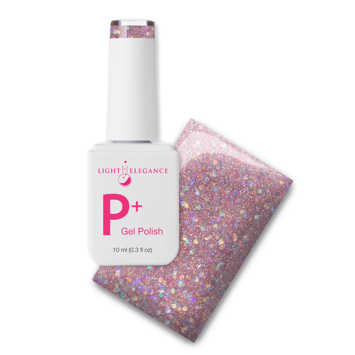 Light Elegance P+ Soak-Off Glitter Gel Polish - Free Spirit