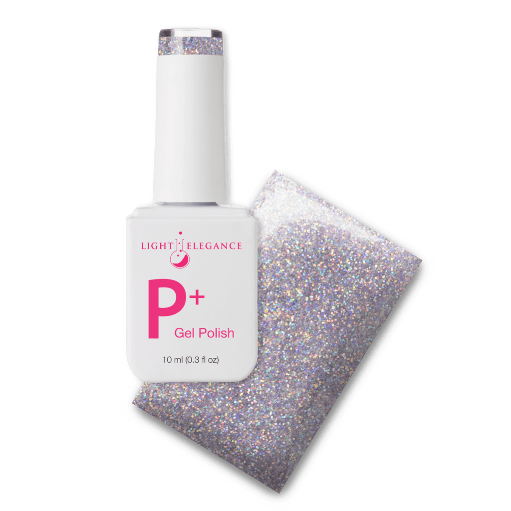 Light Elegance P+ Soak-Off Glitter Gel Polish - Get Buzzed