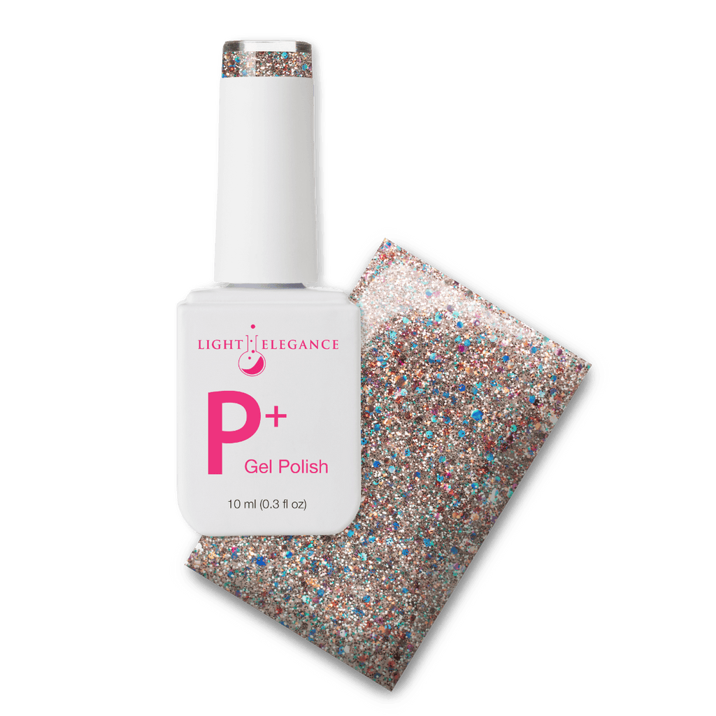 Light Elegance P+ Soak-Off Glitter Gel Polish - The Elvis Pelvis