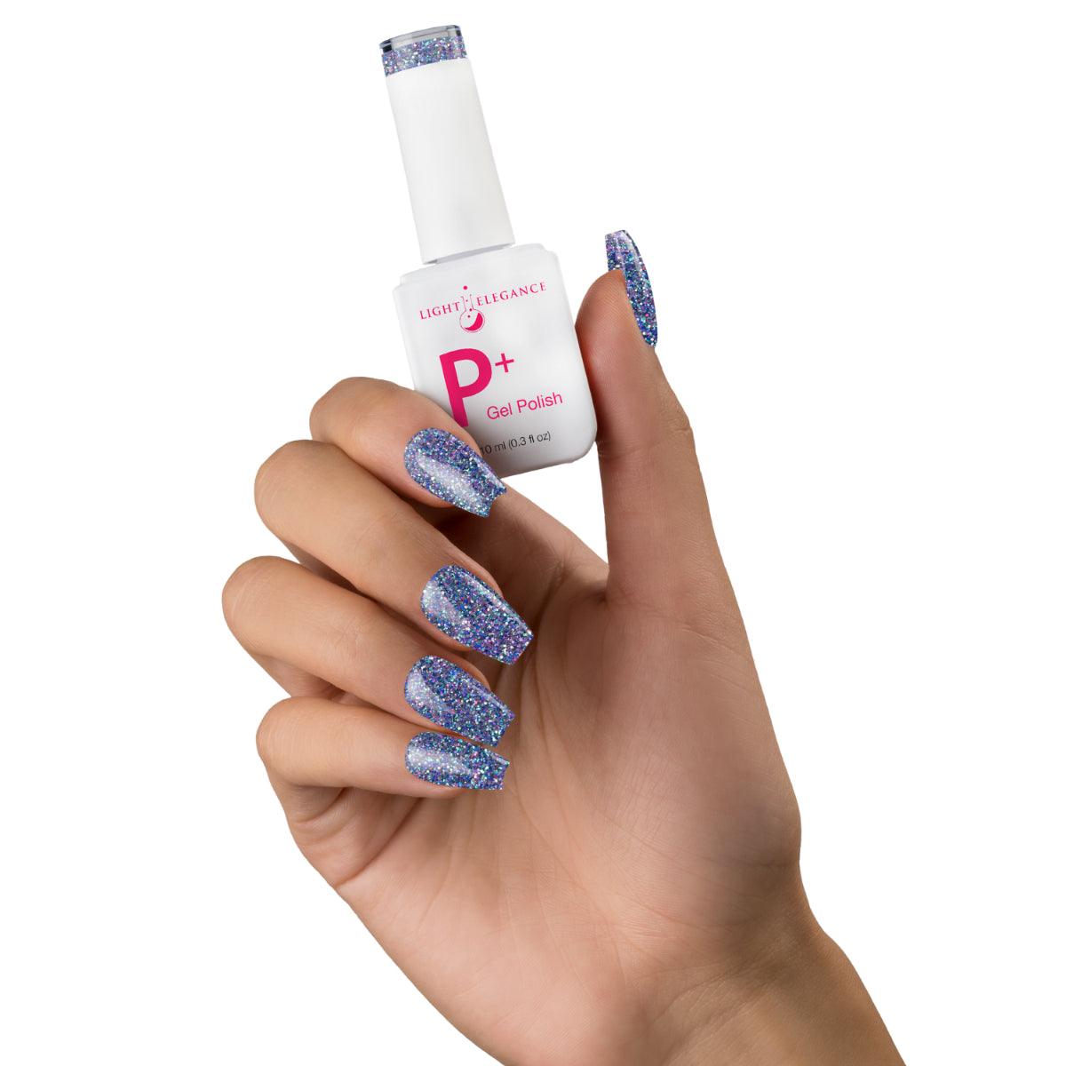 Light Elegance P+ Soak-Off Glitter Gel Polish - Tough Act To Follow